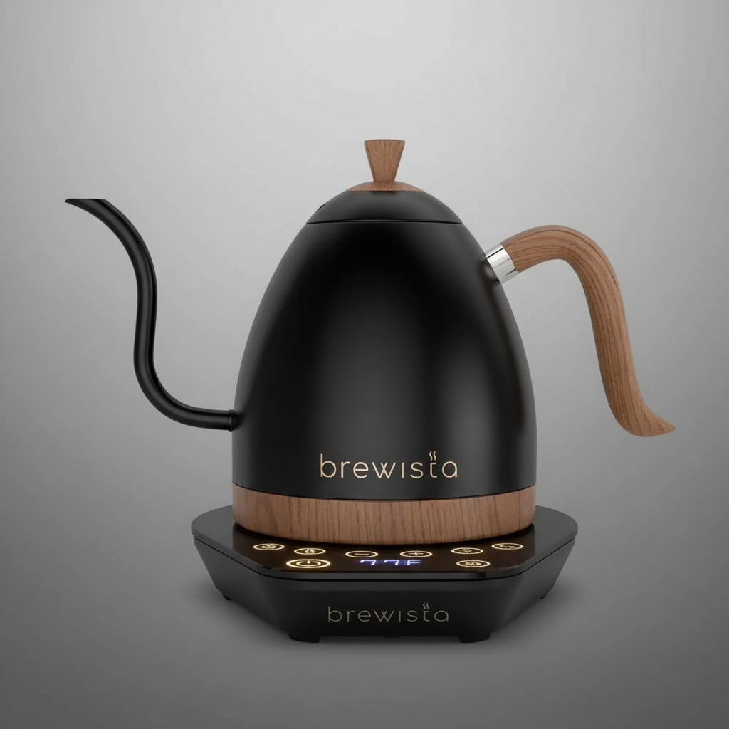 Brewista Artisan Electric Kettle 1L – Adjustable Temperature, Matte Black