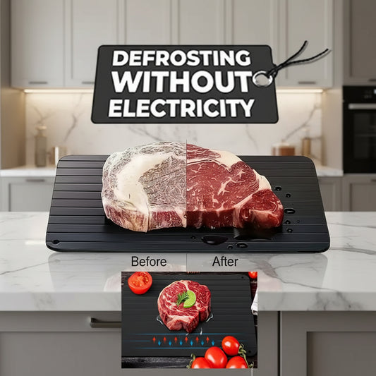 Quick Defrosting Tray for Frozen Meat Rapid Thaw Defrosting Tray Kitchen Gadgets for Home Thawing Plate Thawing Tray for Meat