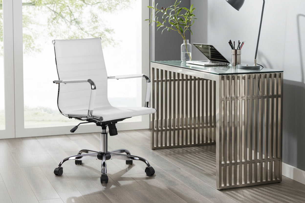 Artiss White Gaming Office Chair – Ergonomic Computer Desk Chair