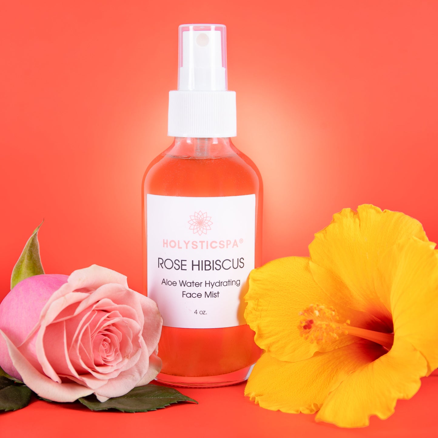Rose Hibiscus Aloe Water Hydrating Face Mist – Soothing & Refreshing Spray