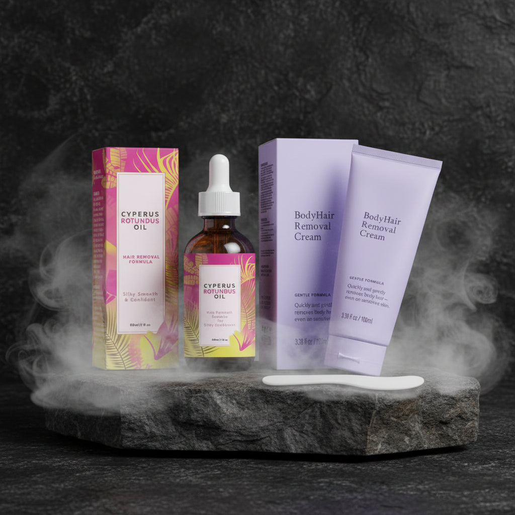 Ulei Inhibitor Creștere Păr 60ml – Jojoba, Migdale & Măceș | Piele Moale & Epilare Mai Rară