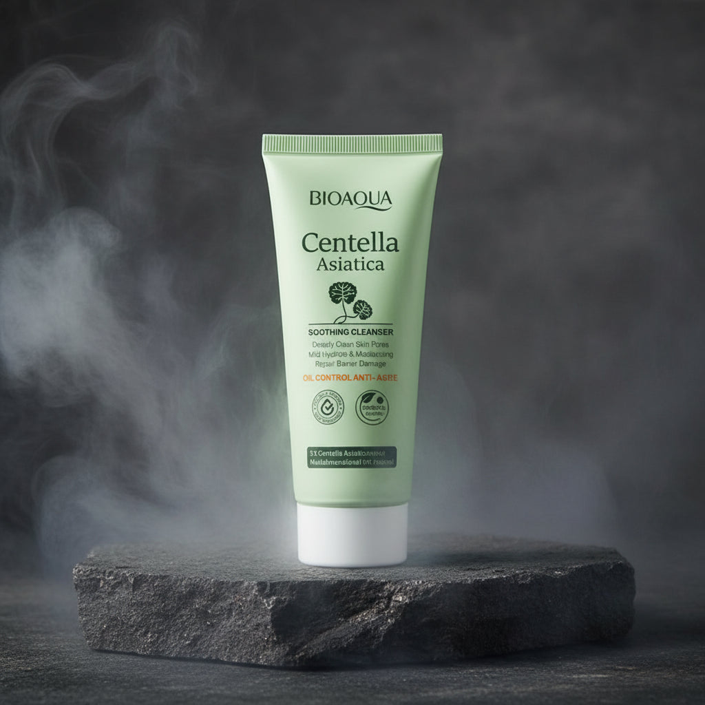 Gel Curățare Față BIOAQUA Centella Asiatica 100g – Hidratare, Control Sebum, Spumă Blândă