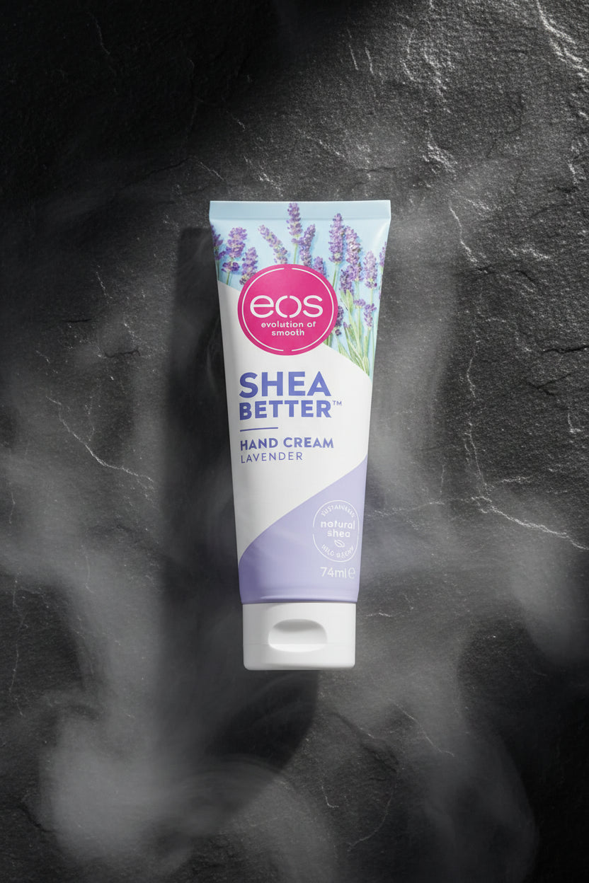 EOS Shea Better 74ml Hand Cream - Ultra Derm Moisturizing Shea Butter Enriched For Dry Cracked Skin Repair 24H Hand Skin Care