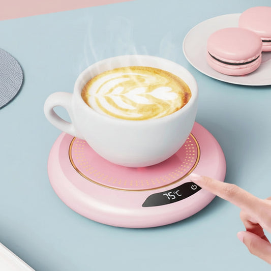 USB Coffee Cup Warmer – Smart Mug Heater with Temperature Display