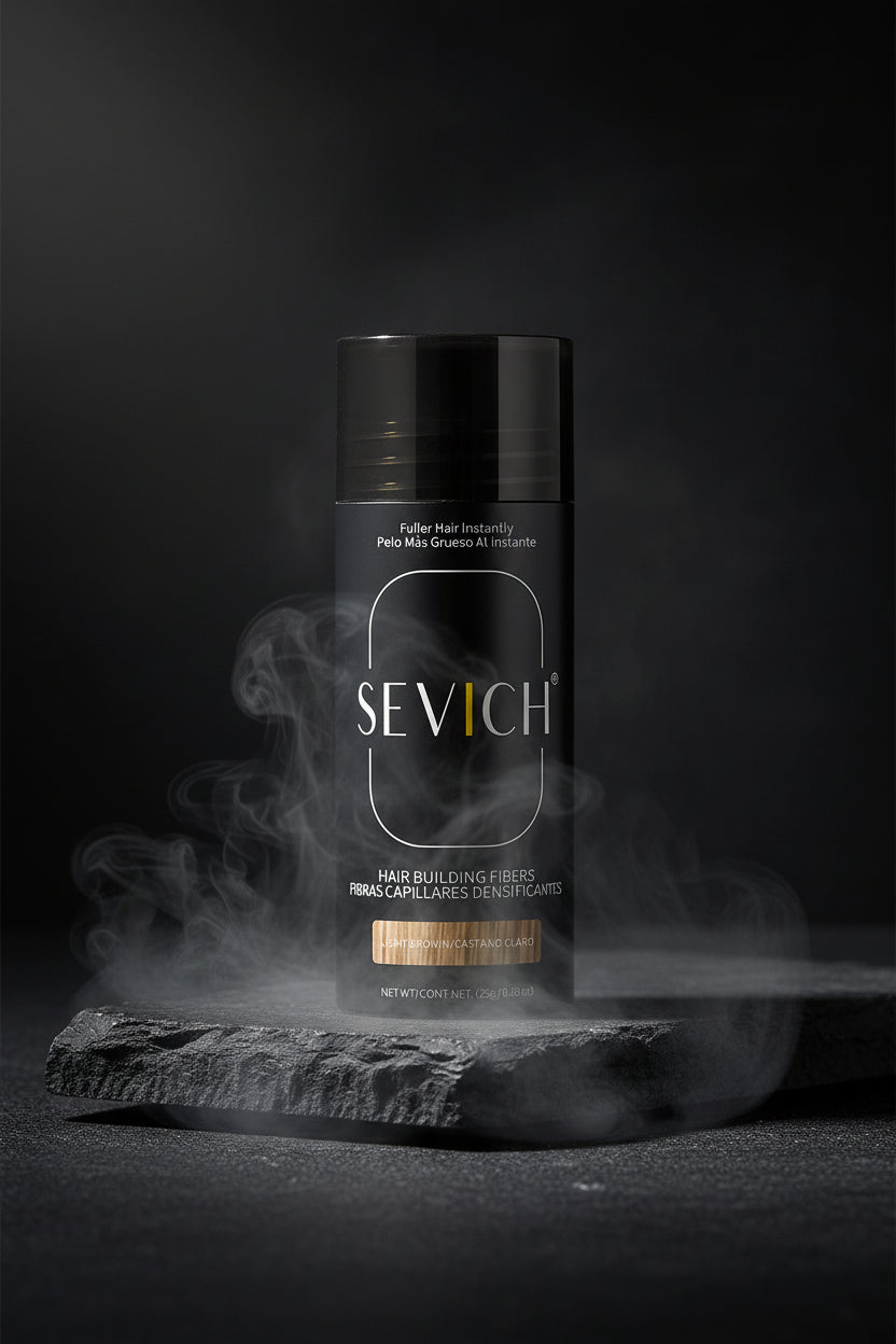 SEVICH Hair Building Fibers – Pudra Densificare Păr în 5 Secunde | 10 Nuanțe | 25g/100g | CPNP