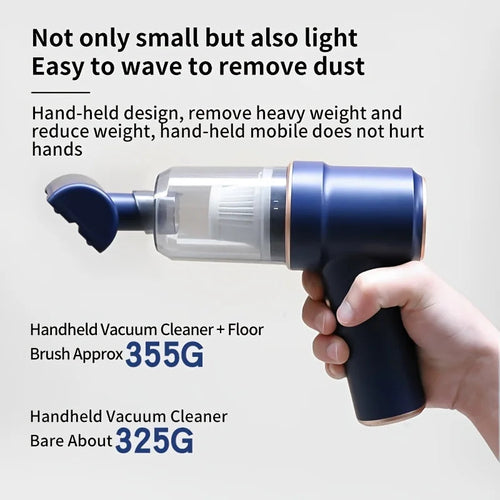 PowerVac™ 120W Wireless Handheld Vacuum – Car & Home Cleaner