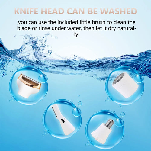 Women’s Electric Body Epilator – Bikini Trimmer & Facial Hair Remover