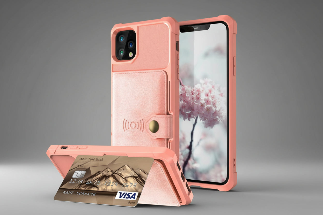 ArmorShield™ 360° Magnetic Leather Wallet Case for iPhone