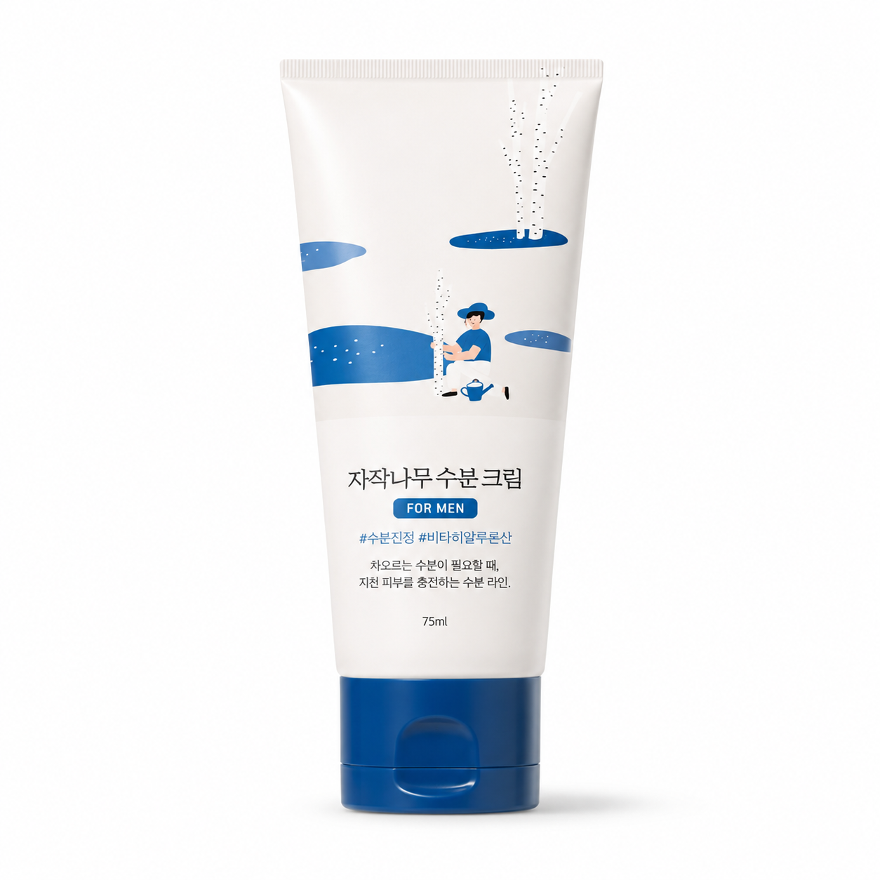 Round Lab For Men Birch Juice Moisturizing Cream 75ml – Cremă Hidratantă pentru Bărbați cu Sevă de Mesteacăn