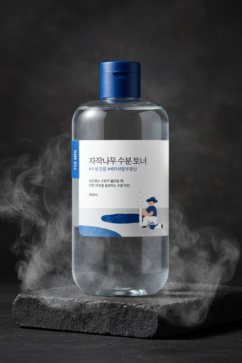 Round Lab For Men Birch Juice Moisturizing Toner 200ml – Toner Hidratant pentru Bărbați cu Sevă de Mesteacăn