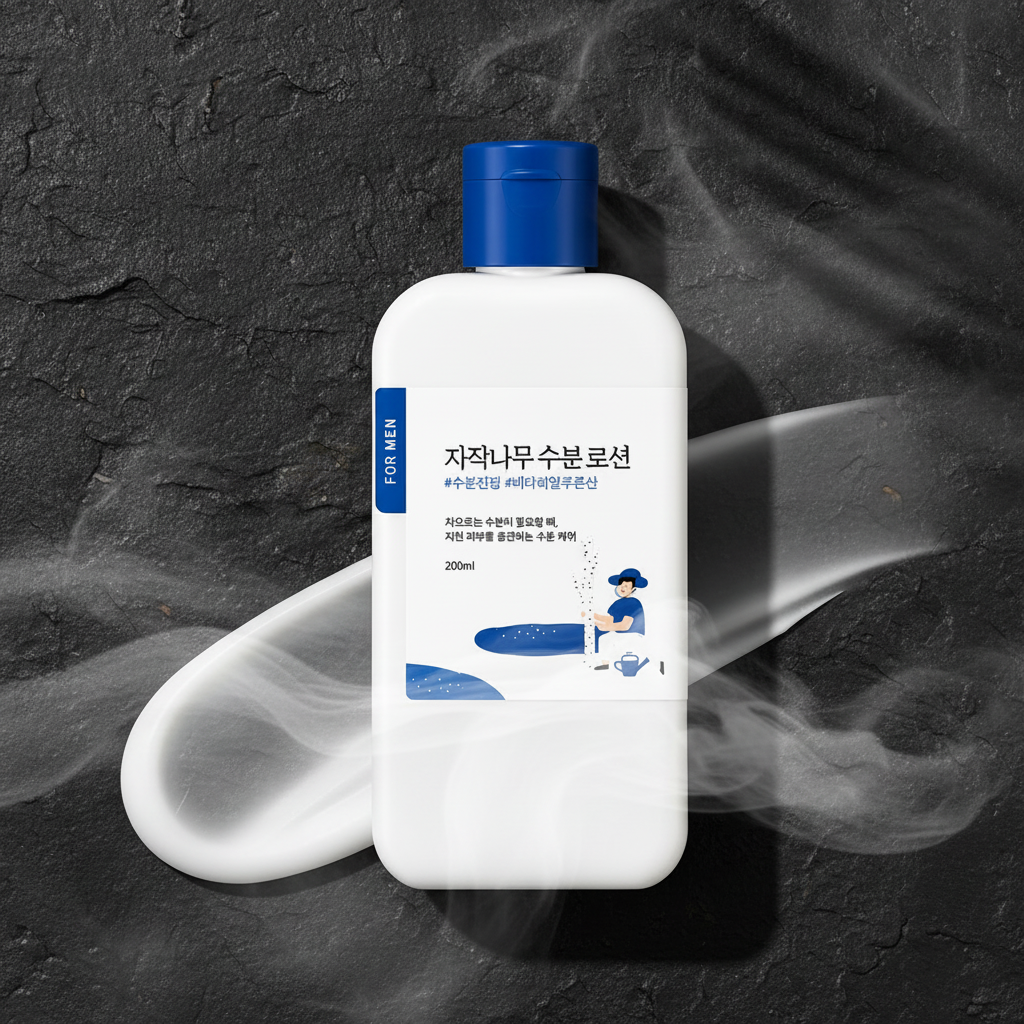 Round Lab For Men Birch Juice Moisturizing Lotion 200ml – Loțiune Hidratantă pentru Bărbați cu Sevă de Mesteacăn