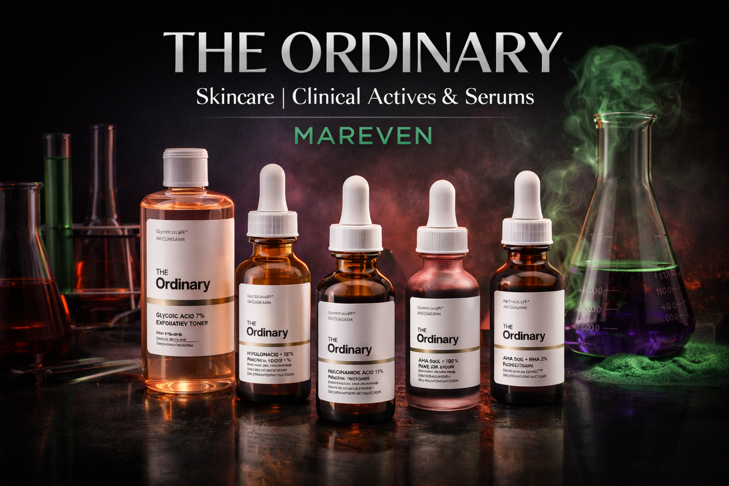 The Ordinary Skincare | Clinical Actives & Serums | Mareven