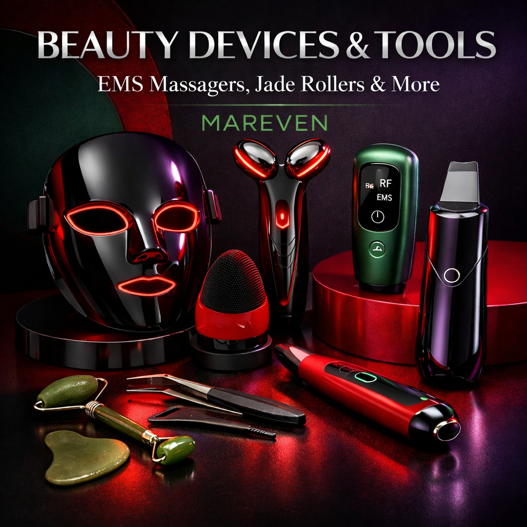 Beauty Devices & Tools | EMS Massagers, Jade Rollers & More | Mareven