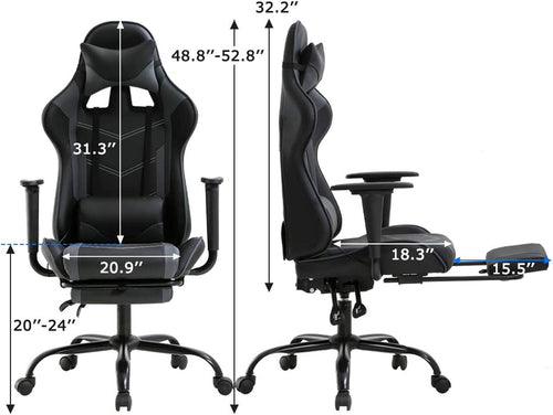 High Back Ergonomic Gaming & Office Chair – Adjustable Comfort
