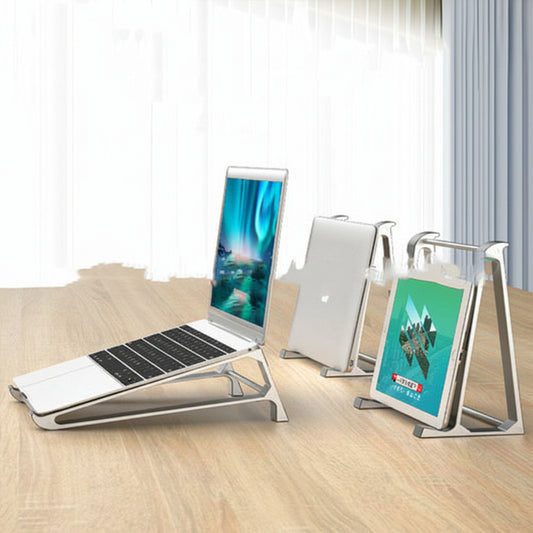 Aluminum Alloy Portable Laptop Holder Stand – Adjustable Notebook Riser
