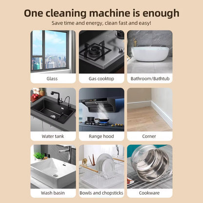 Electric Cleaning Brush Set Portable Cordless Electric Spin Scrubber Waterproof Digital Display Handheld Scrubber for Kitchen