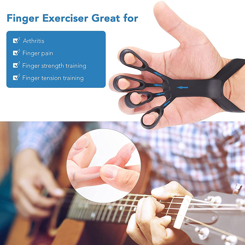 Silicone Finger Grip Trainer – Hand Strengthener & Arthritis Relief