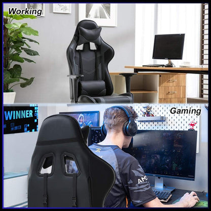 High Back Ergonomic Gaming & Office Chair – Adjustable Comfort