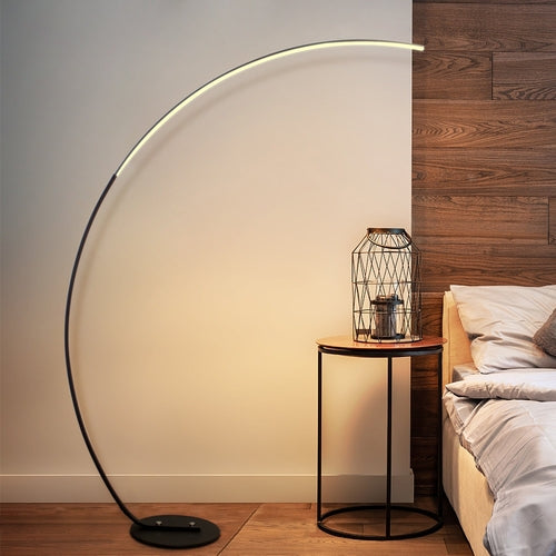 GlowCurve™ RGBW Modern Floor Lamp – Smart LED Ambient Lighting