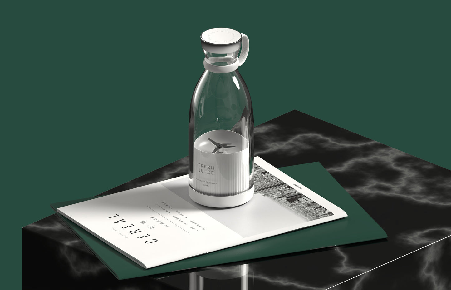 350ml USB Rechargeable Portable Blender – Electric Juice & Smoothie Maker