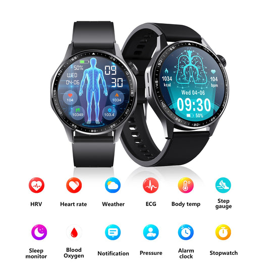 Advanced Health & Fitness Smartwatch – ECG, SpO2 & Sleep Tracking