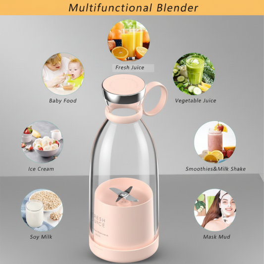 BlendGo™ Portable USB Juicer Blender – Rechargeable Smoothie Maker