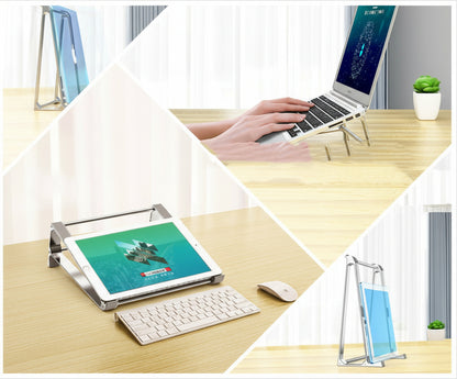 Aluminum Alloy Portable Laptop Holder Stand – Adjustable Notebook Riser