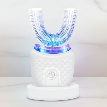 Wireless Silicone Electric Toothbrush 360 Degrees Automatic Ultrasonic U Shaped Travel Home Use Teeth Brush
