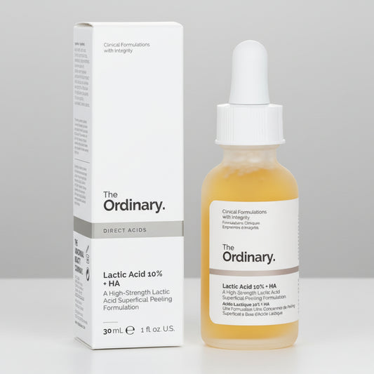 The Ordinary Lactic Acid 10% + HA – Mild Exfoliating Serum