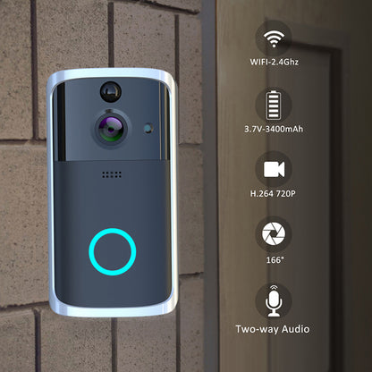 Smart WiFi Video Doorbell – HD Security Camera with Motion Detection