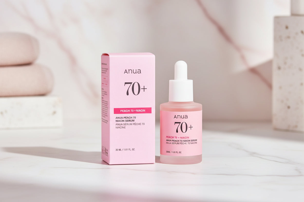 Anua Peach 70 Niacin Serum – Brightening & Hydrating