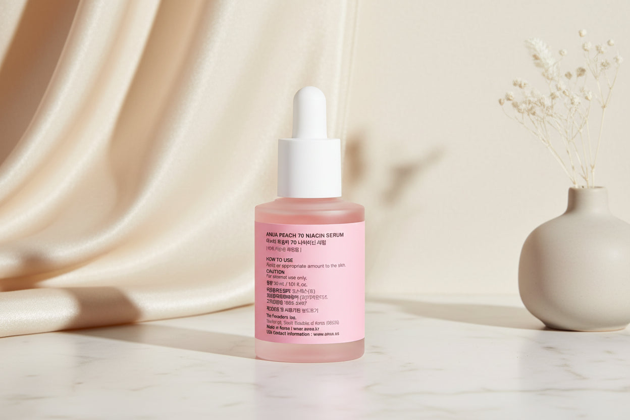 Anua Peach 70 Niacin Serum – Brightening & Hydrating