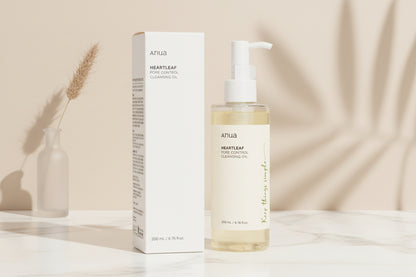 Anua Heartleaf Pore Control Cleansing Oil – Gentle Makeup Remover