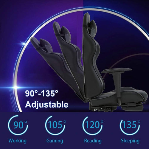 High Back Ergonomic Gaming & Office Chair – Adjustable Comfort