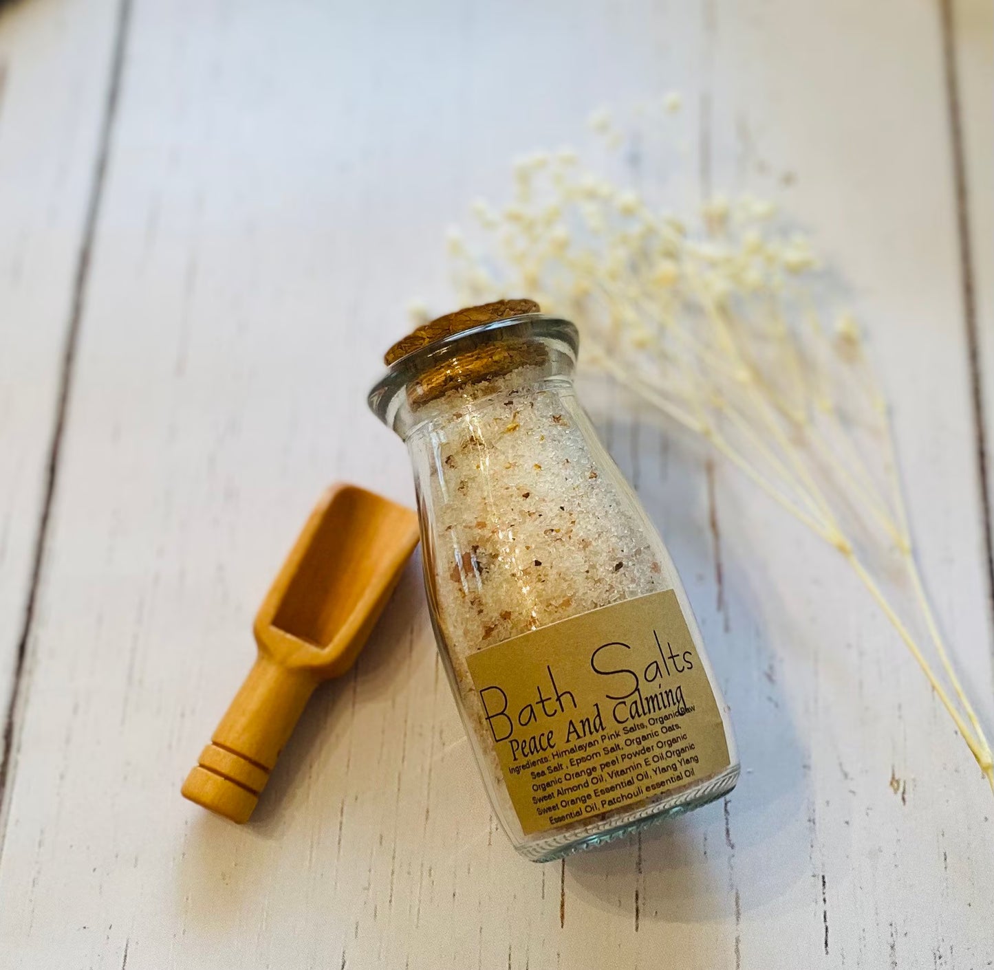 Organic Rose Gift Basket, Spa Set