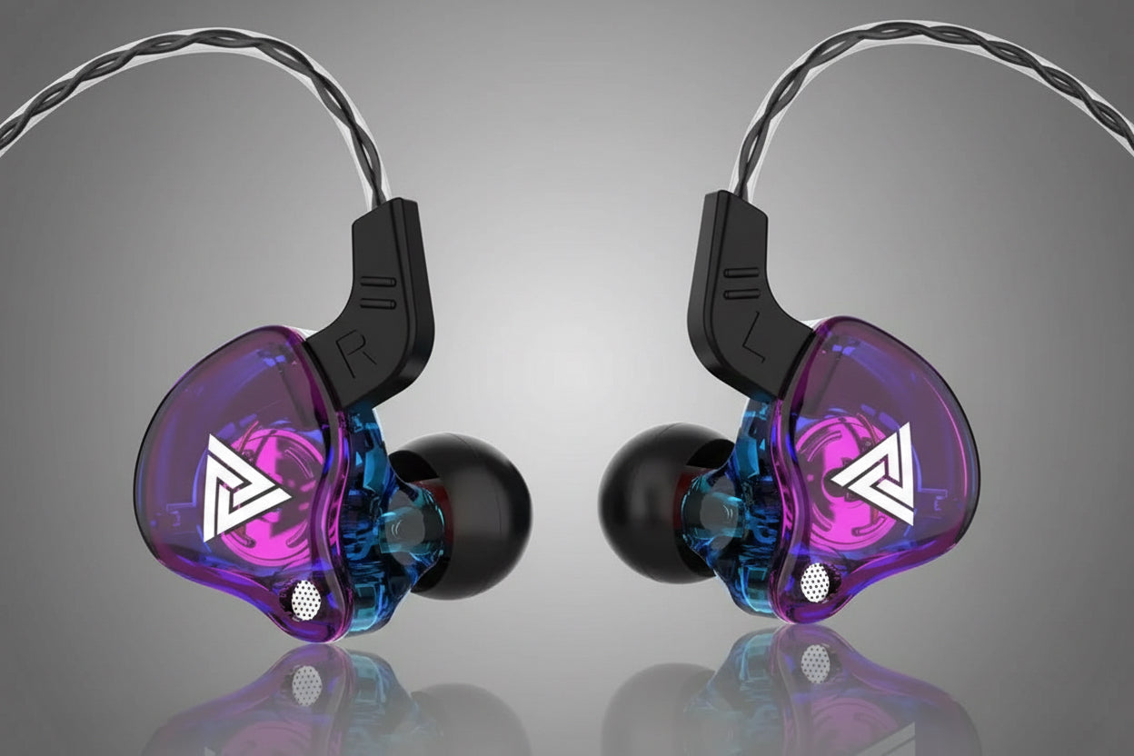 Original QKZ AK6 Copper Driver Hifi Wired Earphone Race Sport Headphone Bass Stereo Headset Music Earbuds 3.5MM in Ear with Mic