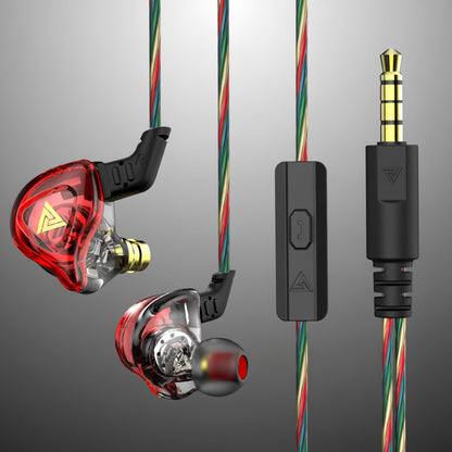 Original QKZ AK6 Copper Driver Hifi Wired Earphone Race Sport Headphone Bass Stereo Headset Music Earbuds 3.5MM in Ear with Mic