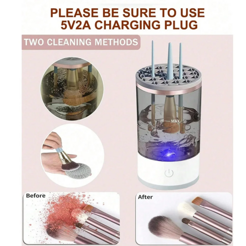 Electric Makeup Brush Cleaner Machine – Fast & Deep Cleaning