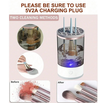 Electric Makeup Brush Cleaner Machine – Fast & Deep Cleaning