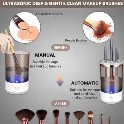 Electric Makeup Brush Cleaner Machine – Fast & Deep Cleaning