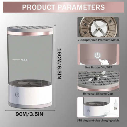 Electric Makeup Brush Cleaner Machine – Fast & Deep Cleaning