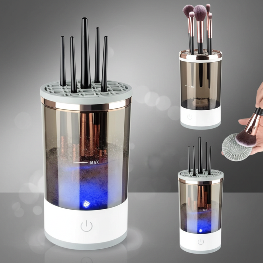 Electric Makeup Brush Cleaner Machine – Fast & Deep Cleaning
