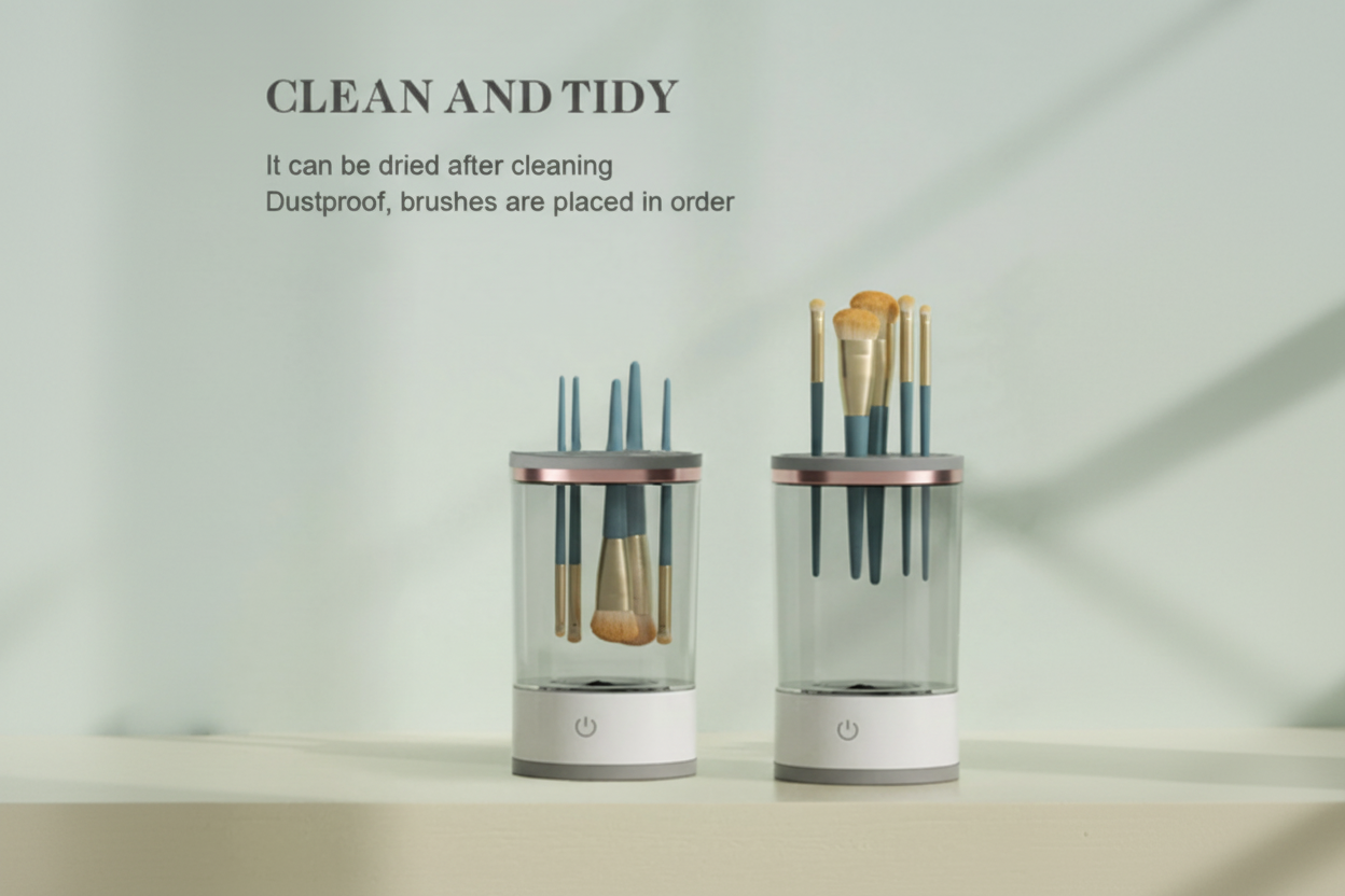 Electric Makeup Brush Cleaner Machine – Fast & Deep Cleaning
