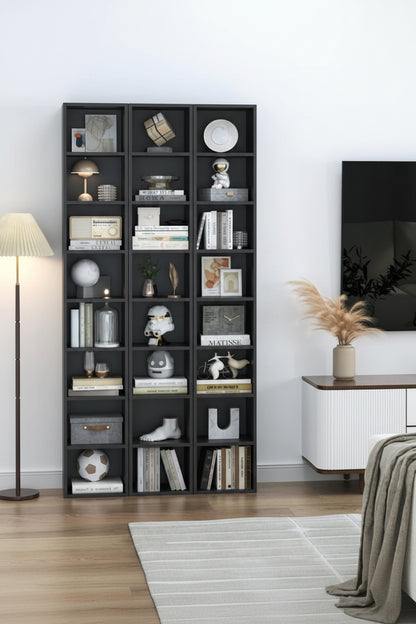 8-Tier Media Tower Rack, 11.6 X 9.3 X 70.9 Inches CD DVD Slim Storage