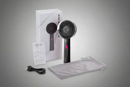 Red Light Scalp Massage Comb 3 Modes Electric Hair Growth Massage Brush Scalp Oil Liquid Applicator Anti-Hair Loss Head Massager