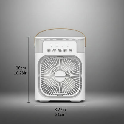 Portable USB Air Cooler Fan with Humidifier – Mini Air Conditioner for Home & Office