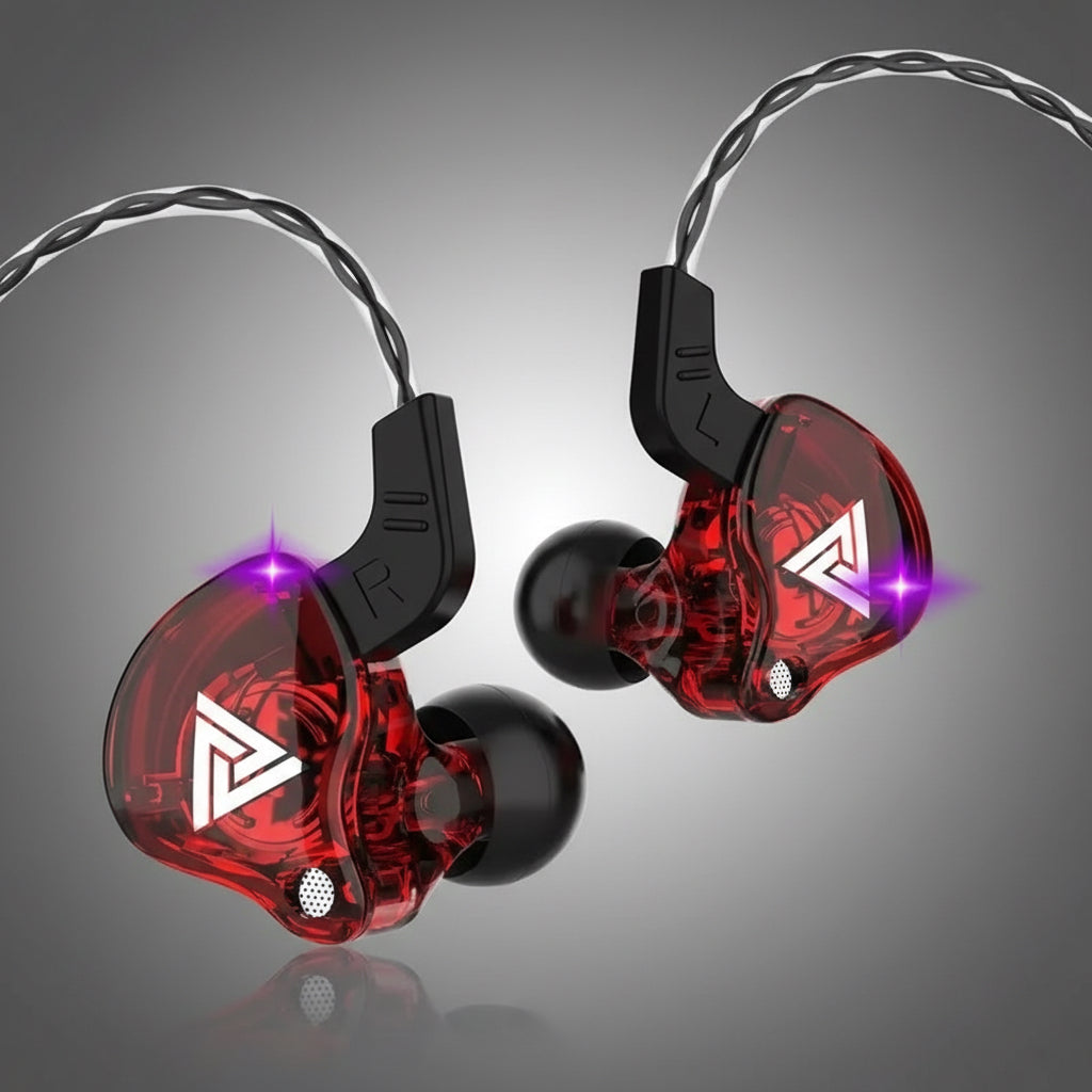 Original QKZ AK6 Copper Driver Hifi Wired Earphone Race Sport Headphone Bass Stereo Headset Music Earbuds 3.5MM in Ear with Mic