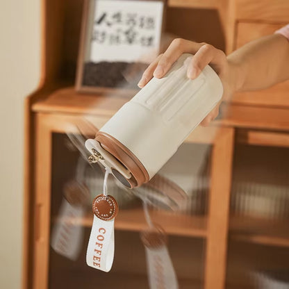 450ML Stainless Steel Thermos Bottle Smart Display Temperature Coffee Cup Portable Vacuum Mug Keep Cold and Heat Vacuum Flask