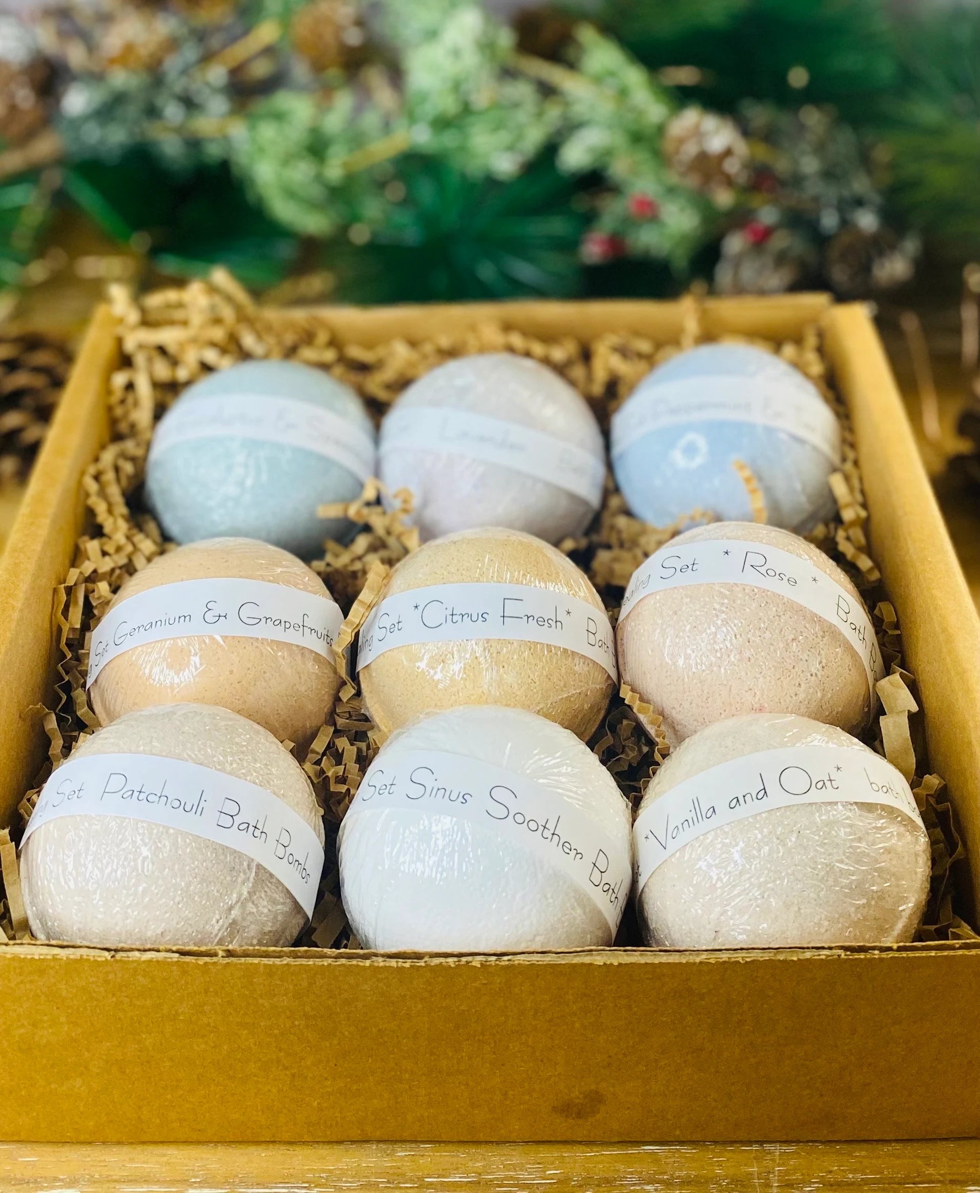 Organic Rose Gift Basket, Spa Set