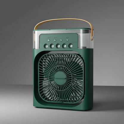 Portable USB Air Cooler Fan with Humidifier – Mini Air Conditioner for Home & Office